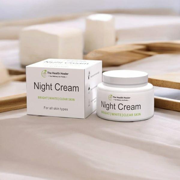Bright White Night Cream for Glowing Skin – Whitening & Repair Cream for Pakistani Skin - Smart Hud