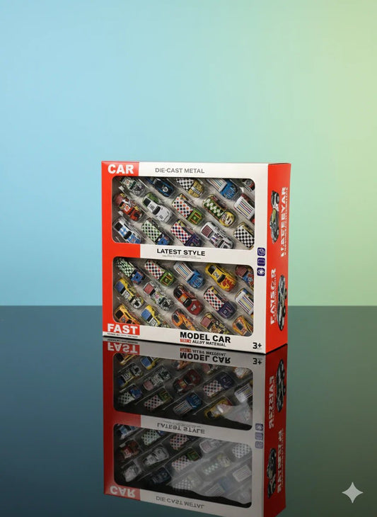 Die-Cast Metal Car Set – Latest Style Racing Collection (25+ Pieces) - Smart Hud