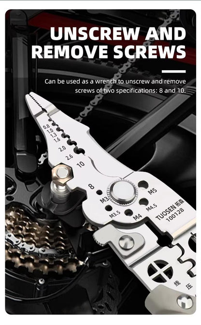 Electrician Wire Stripper Pliers Multi - Function – Chrome Vanadium Steel Heavy Duty Tool Pakistan - Smart Hud