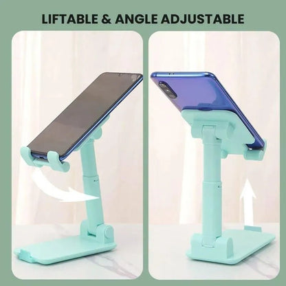 Portable Mobile Stand – Adjustable ABS Plastic Phone Holder (Foldable & Non - Slip) - Smart Hud