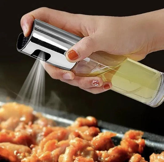 Premium Edible Oil Spray Bottle 100ml – Refillable Fine Mist Cooking Sprayer for Kitchen & BBQ - Smart Hud