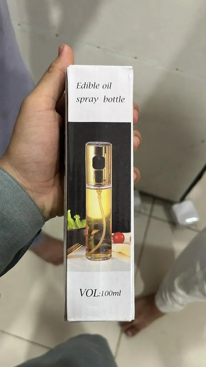 Premium Edible Oil Spray Bottle 100ml – Refillable Fine Mist Cooking Sprayer for Kitchen & BBQ - Smart Hud
