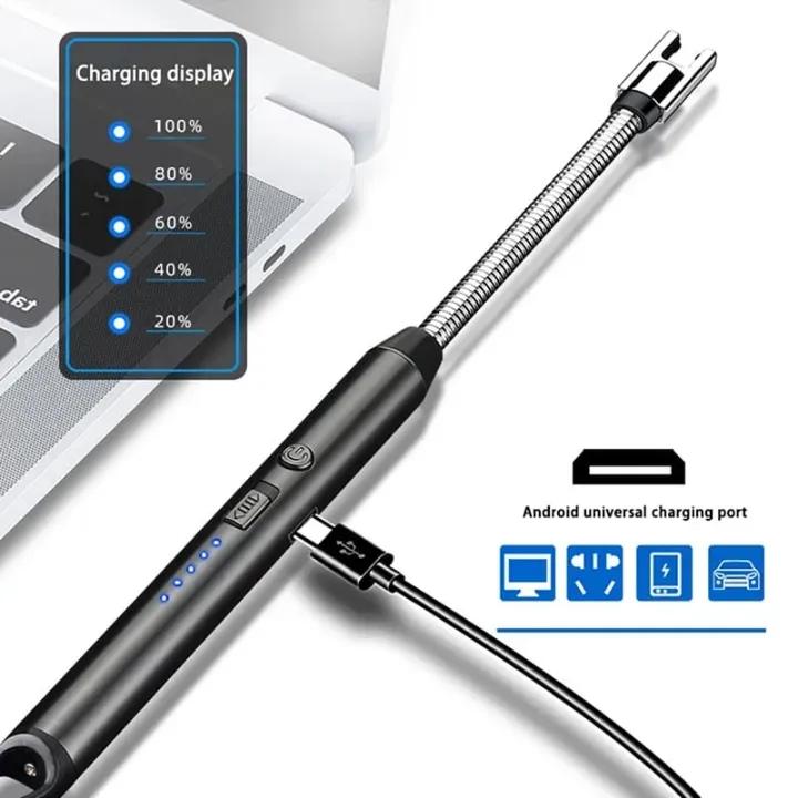 Rechargeable Electric Lighter – Multicolor Portable Arc Lighter - Smart Hud