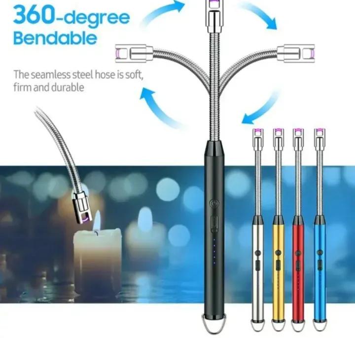Rechargeable Electric Lighter – Multicolor Portable Arc Lighter - Smart Hud