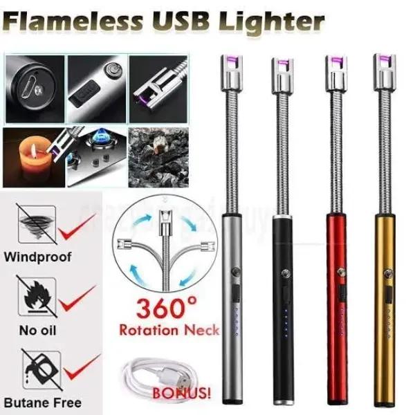 Rechargeable Electric Lighter – Multicolor Portable Arc Lighter - Smart Hud