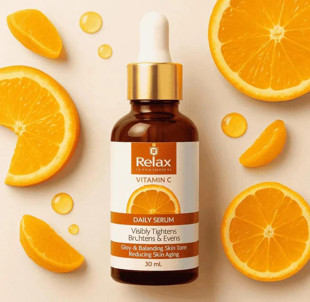 Relax Vitamin C Serum 30ml – Brightening & Hydrating Face Serum - Smart Hud
