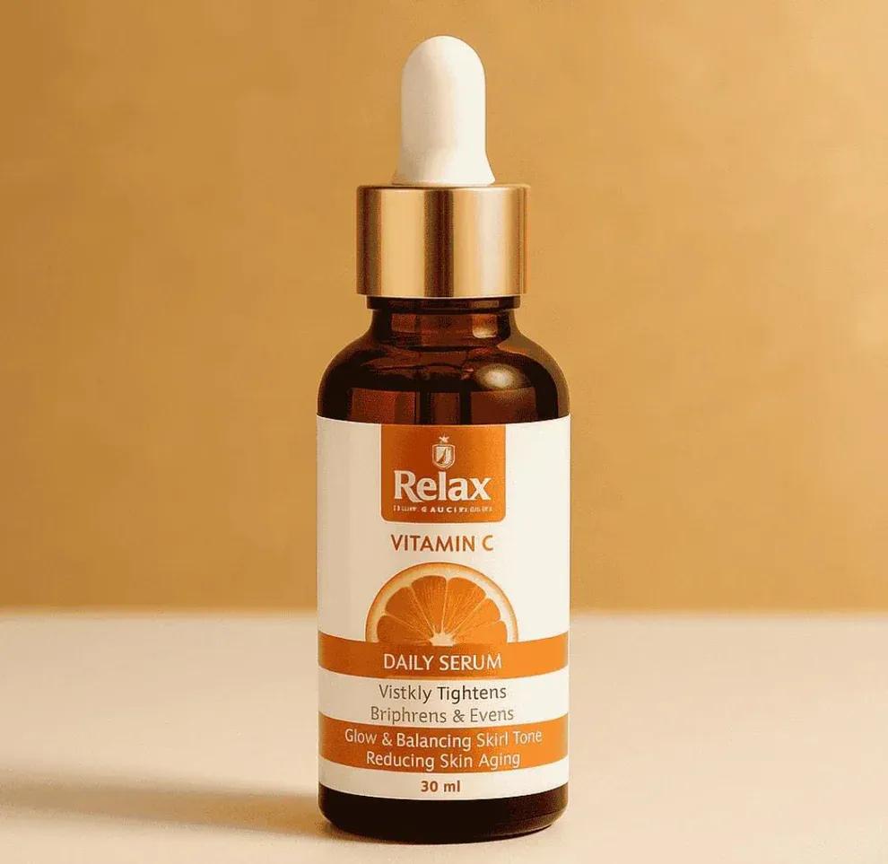 Relax Vitamin C Serum 30ml – Brightening & Hydrating Face Serum - Smart Hud