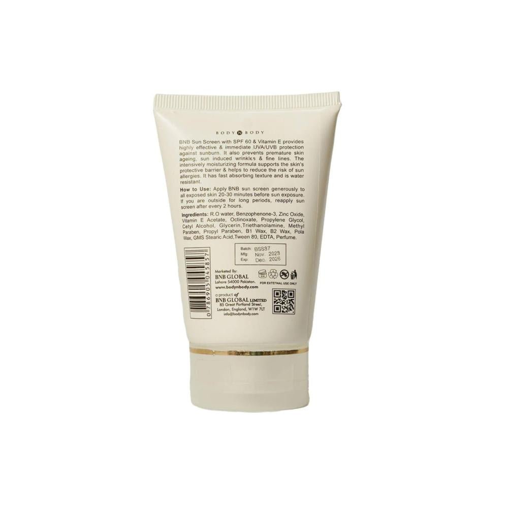 SPF 60 Sunblock Cream for All Skin Types – UV Protection & Non - Greasy Sunscreen Pakistan - Smart Hud