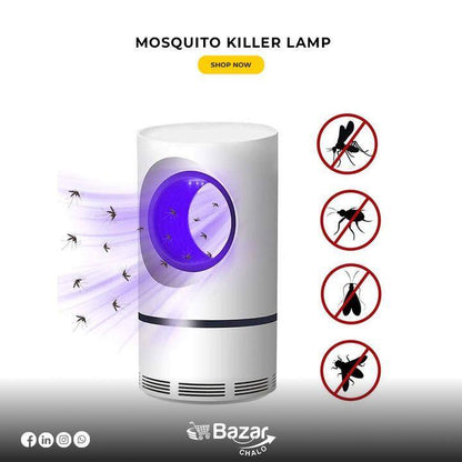USB Rechargeable Mosquito Killer Lamp – Portable Electric Insect Trap for Home & Bedroom - Smart Hud