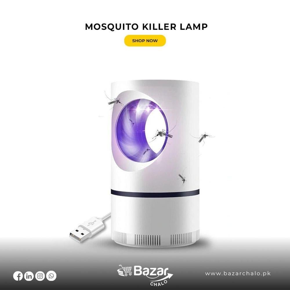 USB Rechargeable Mosquito Killer Lamp – Portable Electric Insect Trap for Home & Bedroom - Smart Hud