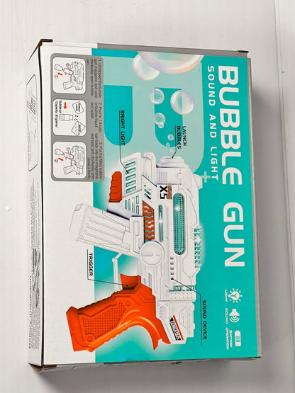 X5 Emission Bubble Gun – Interactive Sound and Light Blaster - Smart Hud