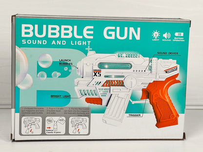 X5 Emission Bubble Gun – Interactive Sound and Light Blaster - Smart Hud